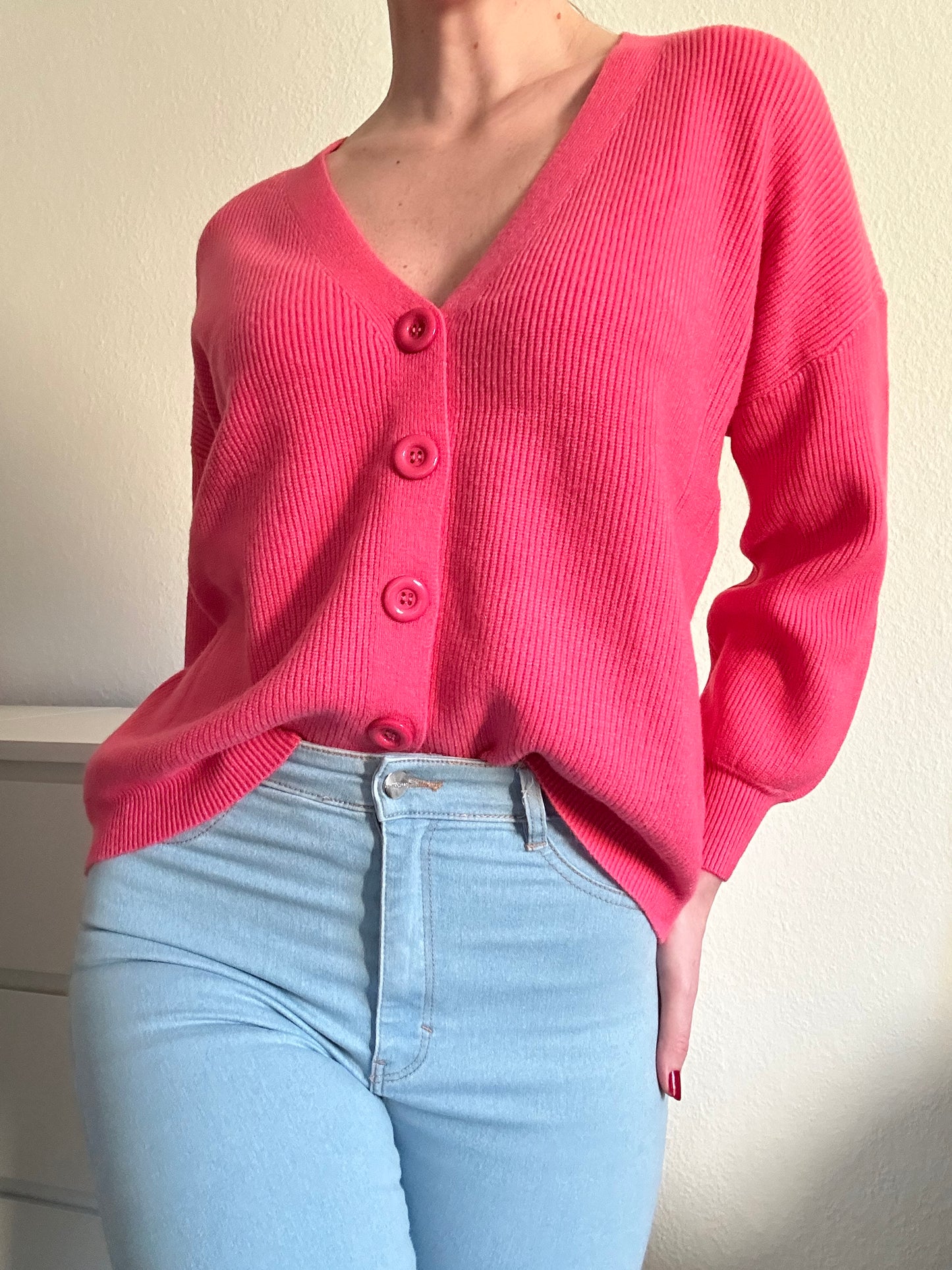 STRICKJACKE OVERSIZE MANDY ROSA