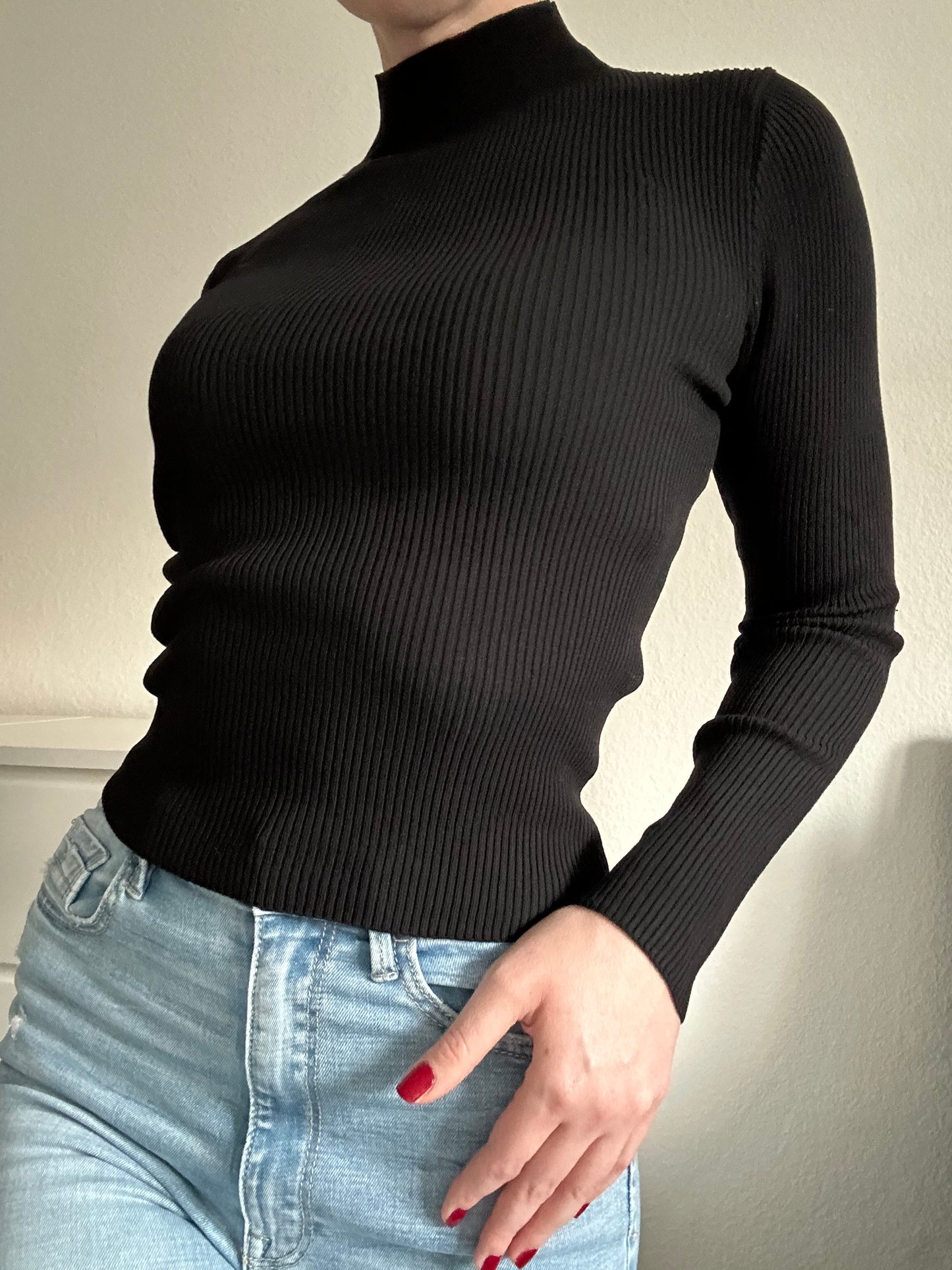 PULLOVER AMBER SCHWARZ