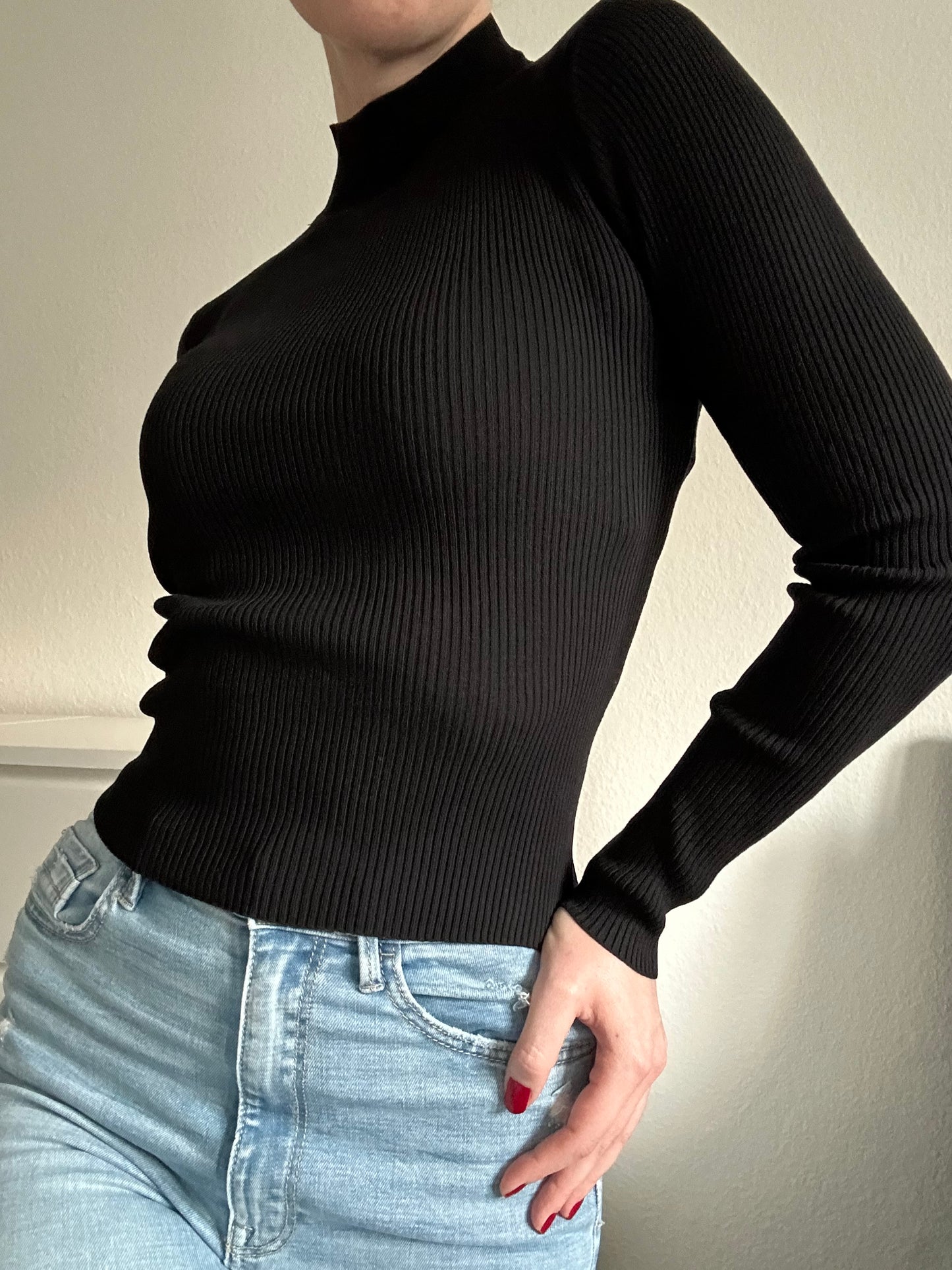 PULLOVER AMBER SCHWARZ