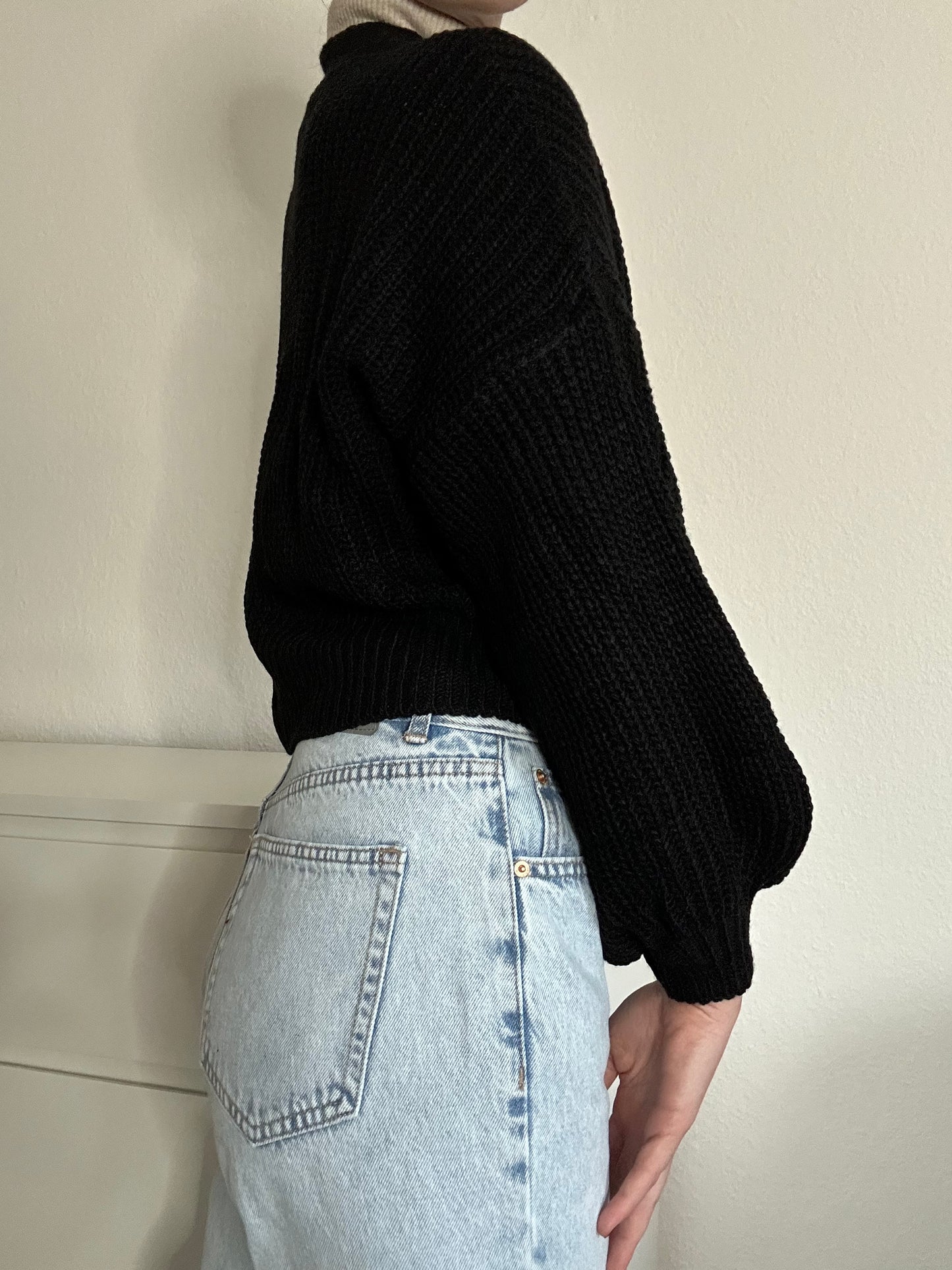 WICKEL CARDIGAN EDA SCHWARZ