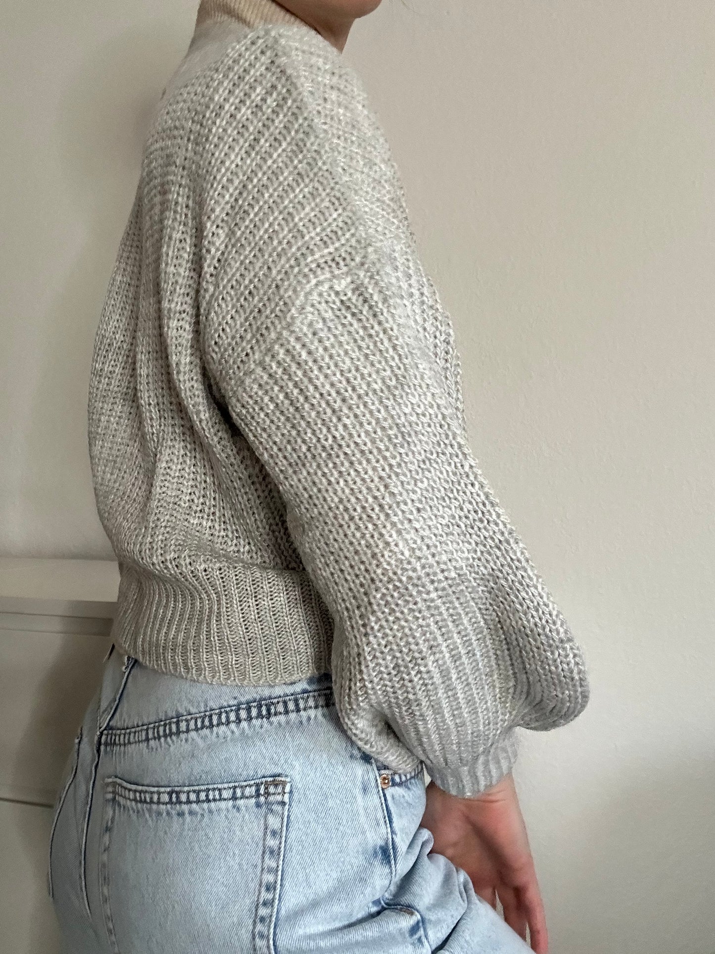 WICKEL CARDIGAN EDA GRAU