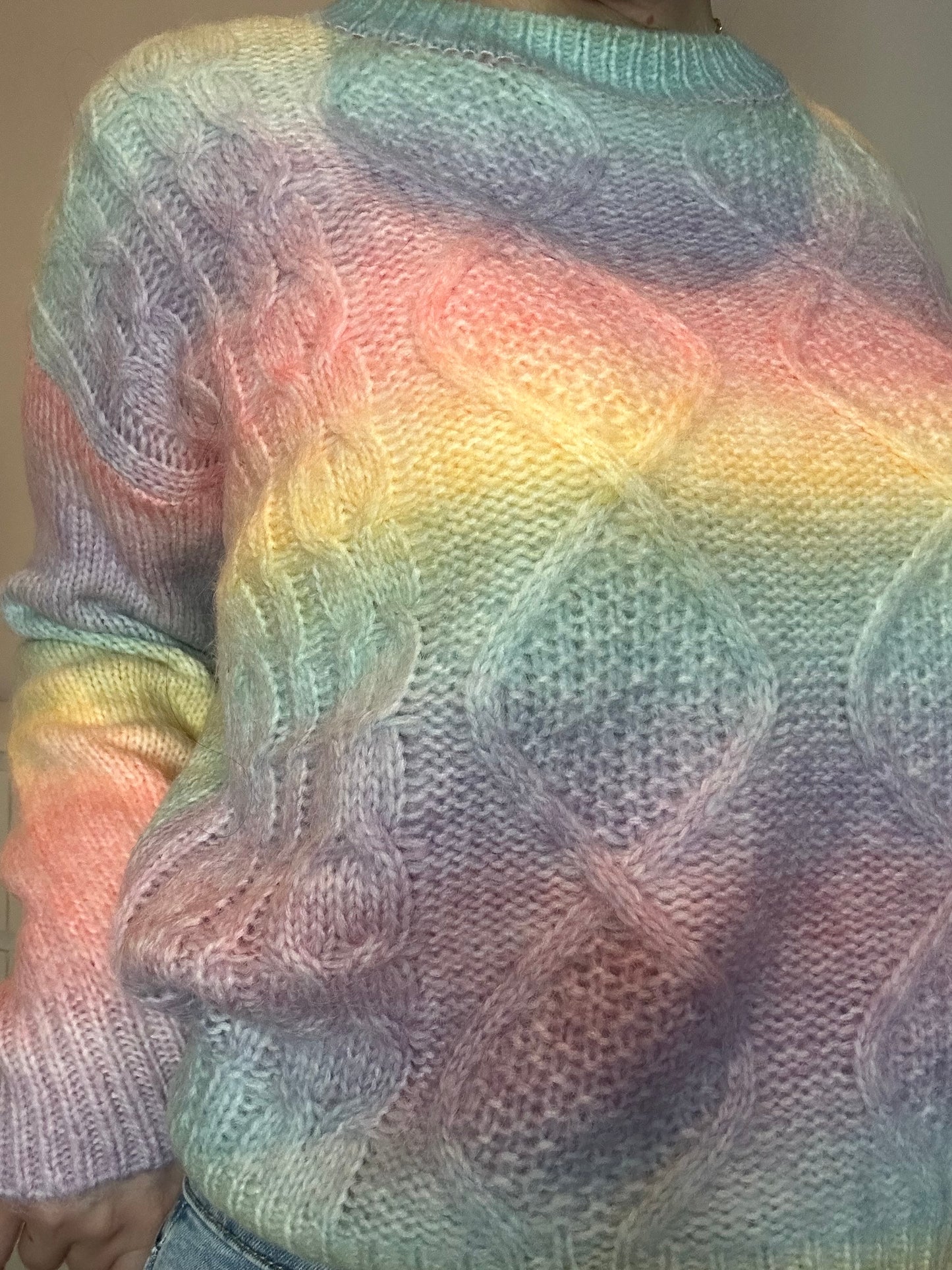 STRICKPULLOVER RAINBOW