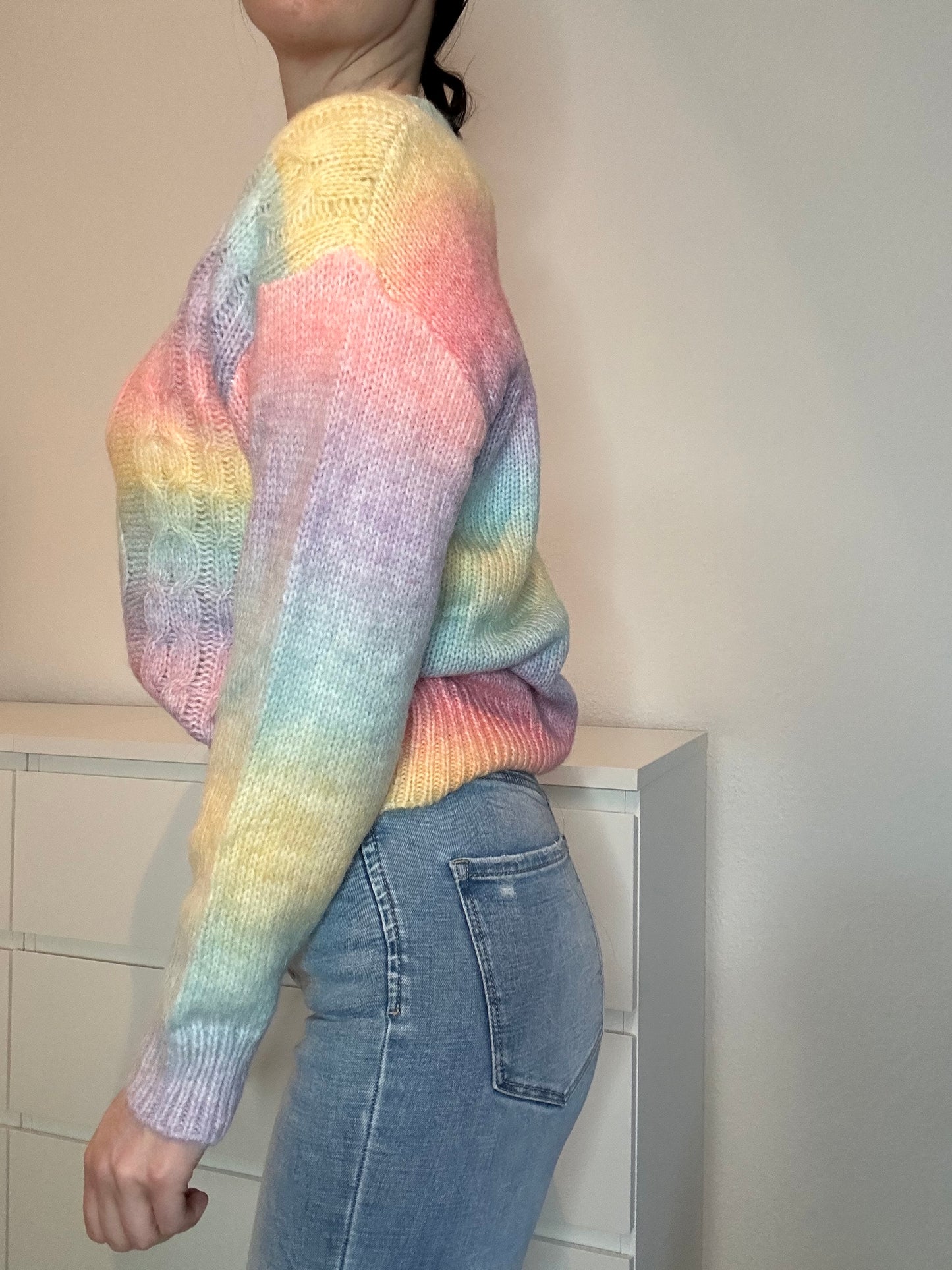STRICKPULLOVER RAINBOW