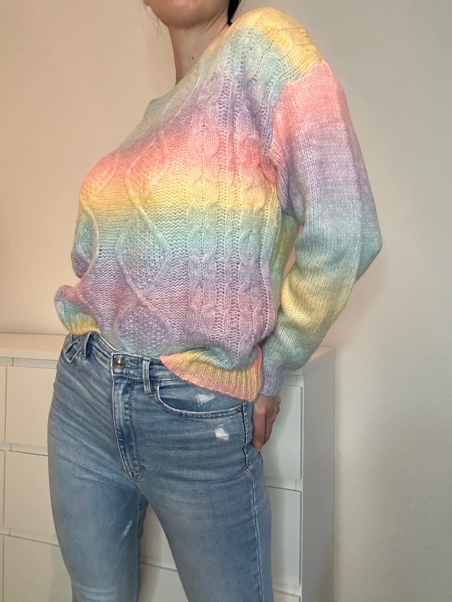 STRICKPULLOVER RAINBOW