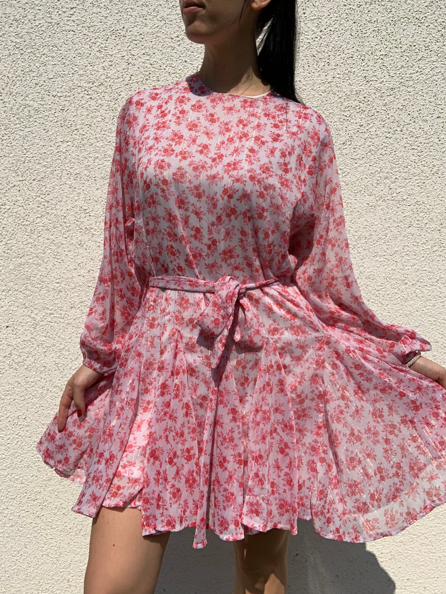 KLEID JASMINE ROT