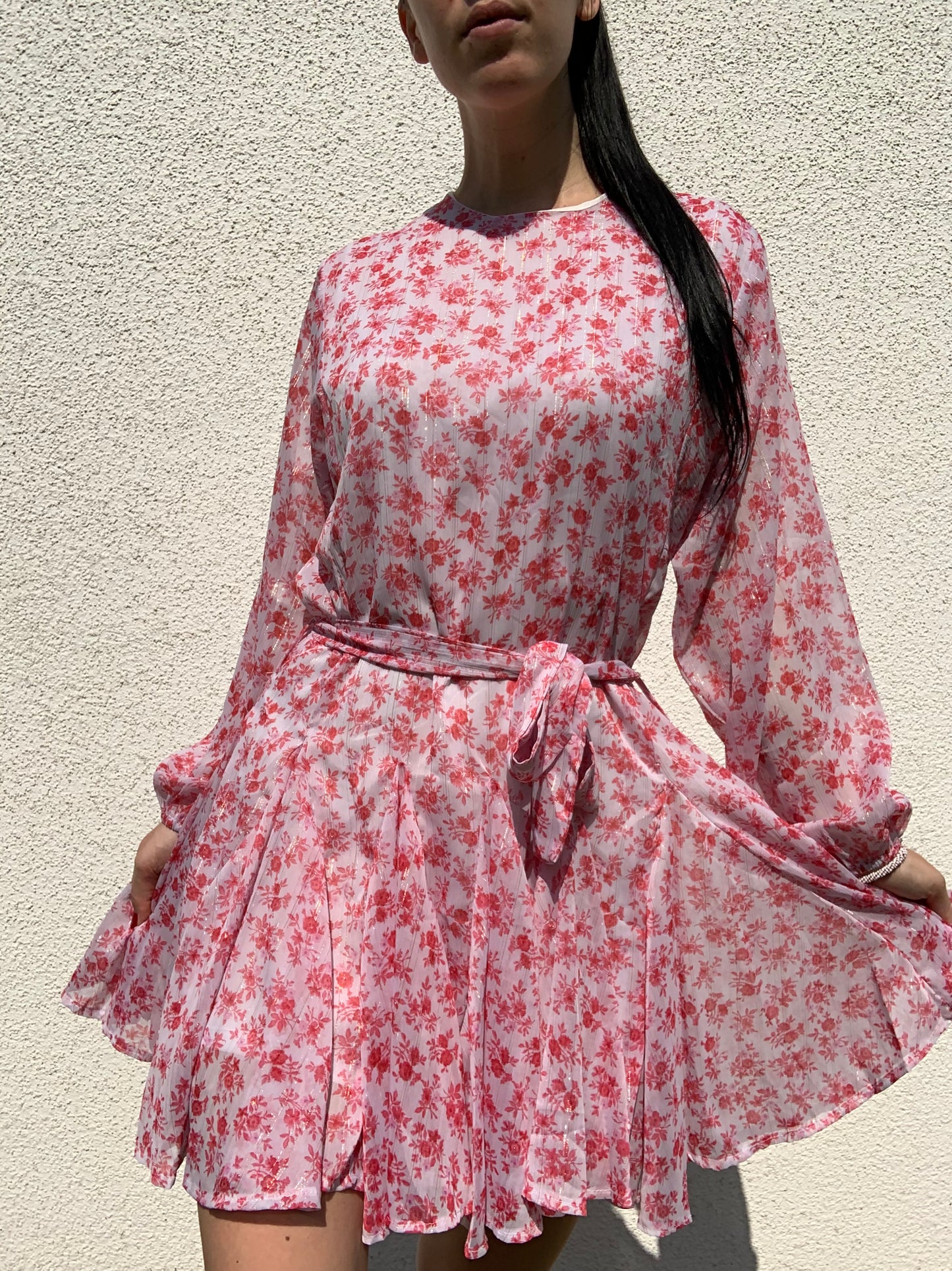 KLEID JASMINE ROT