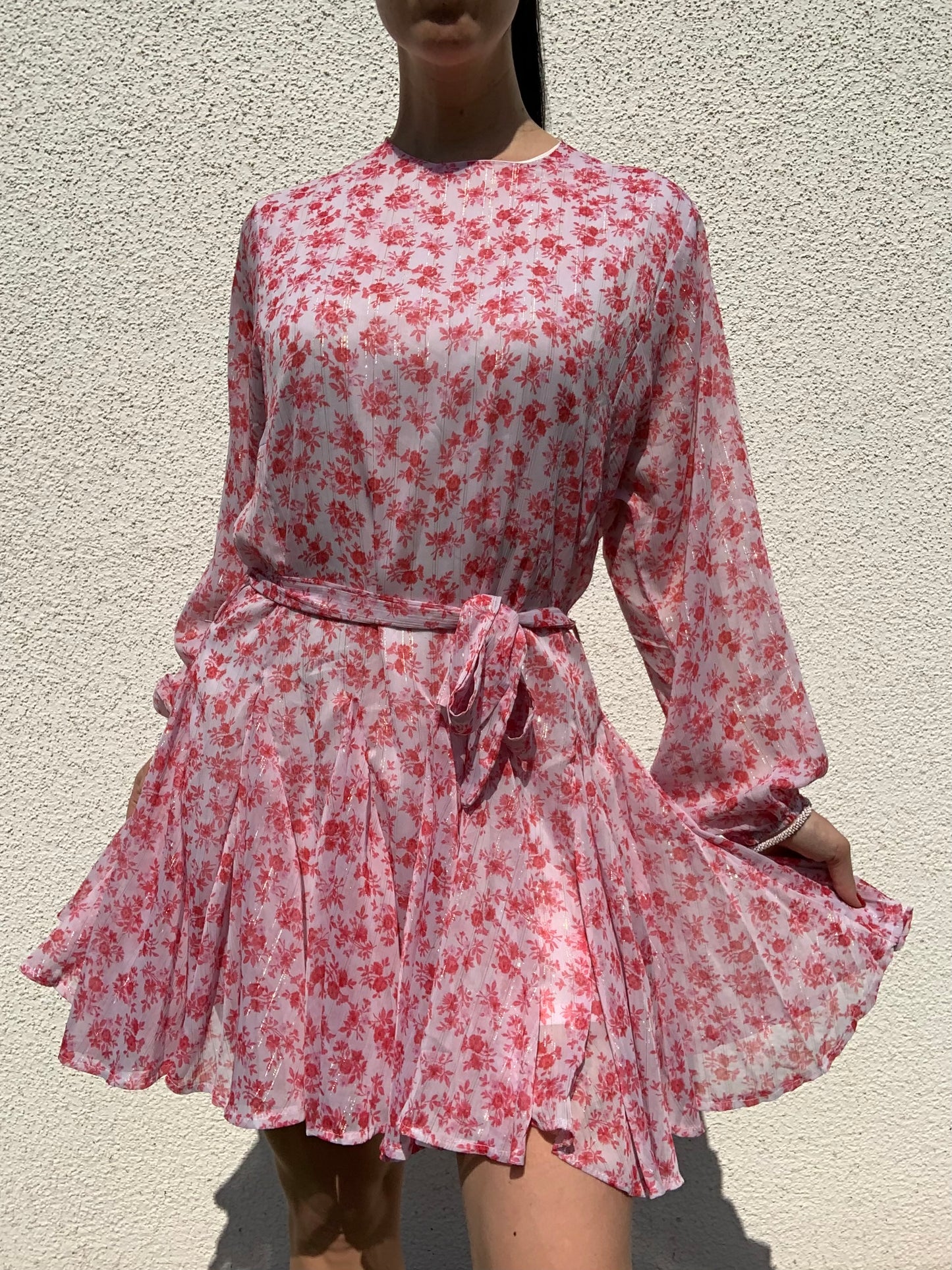 KLEID JASMINE ROT
