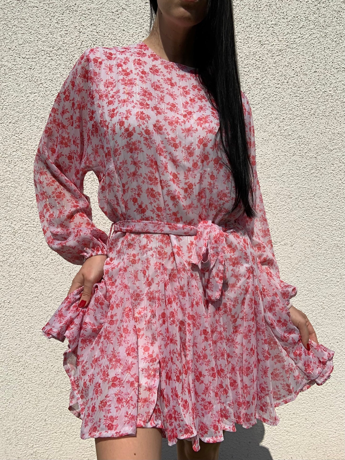 KLEID JASMINE ROT