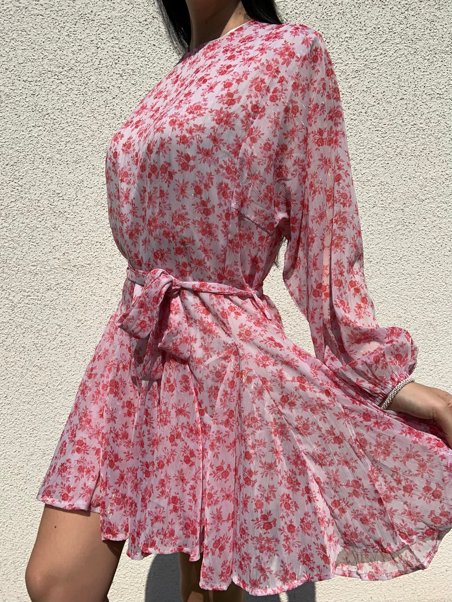 KLEID JASMINE ROT