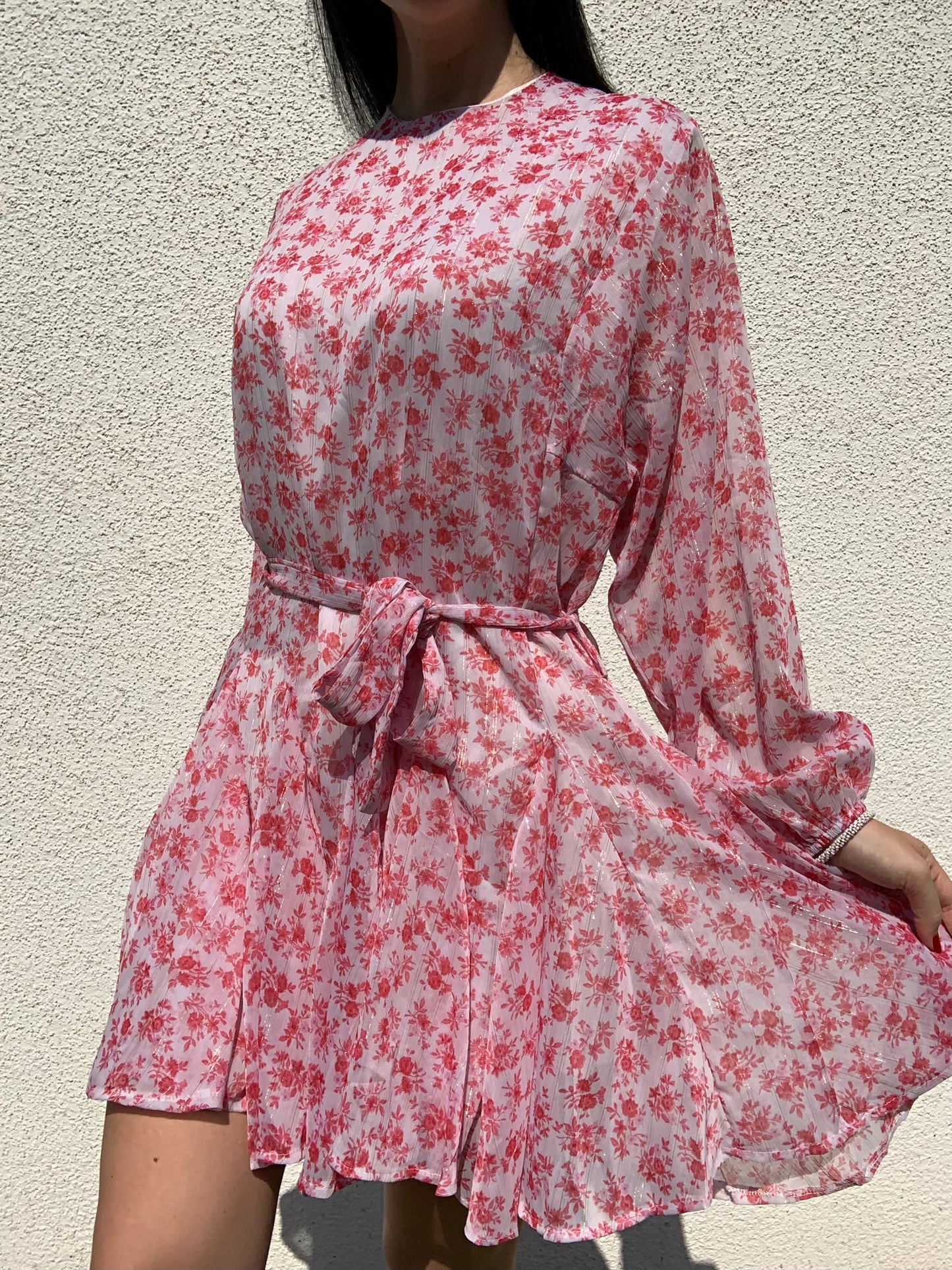 KLEID JASMINE ROT