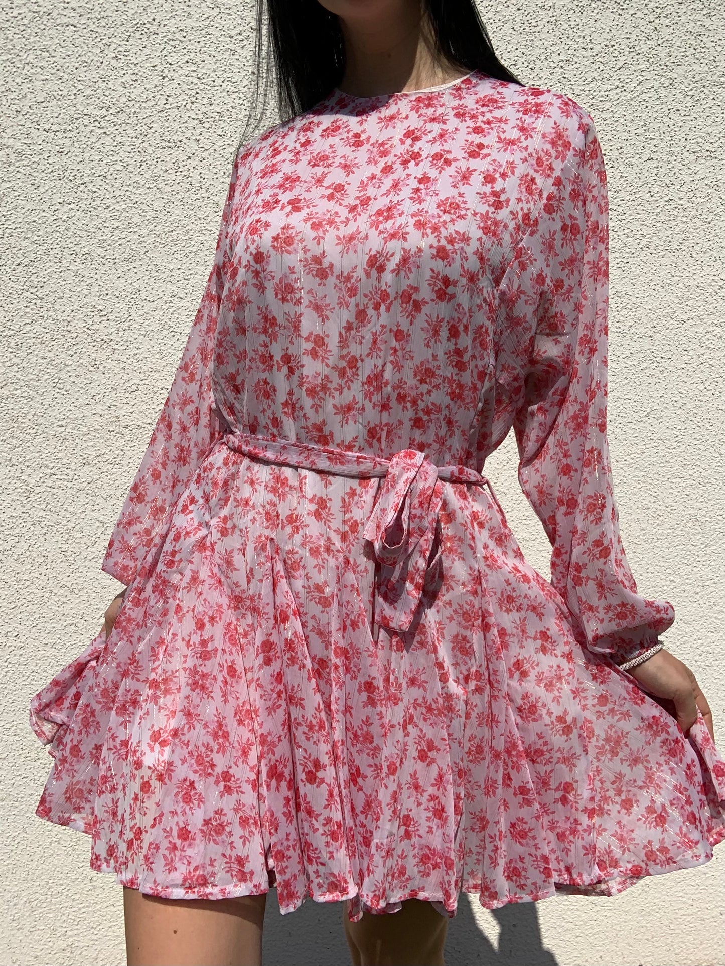 KLEID JASMINE ROT