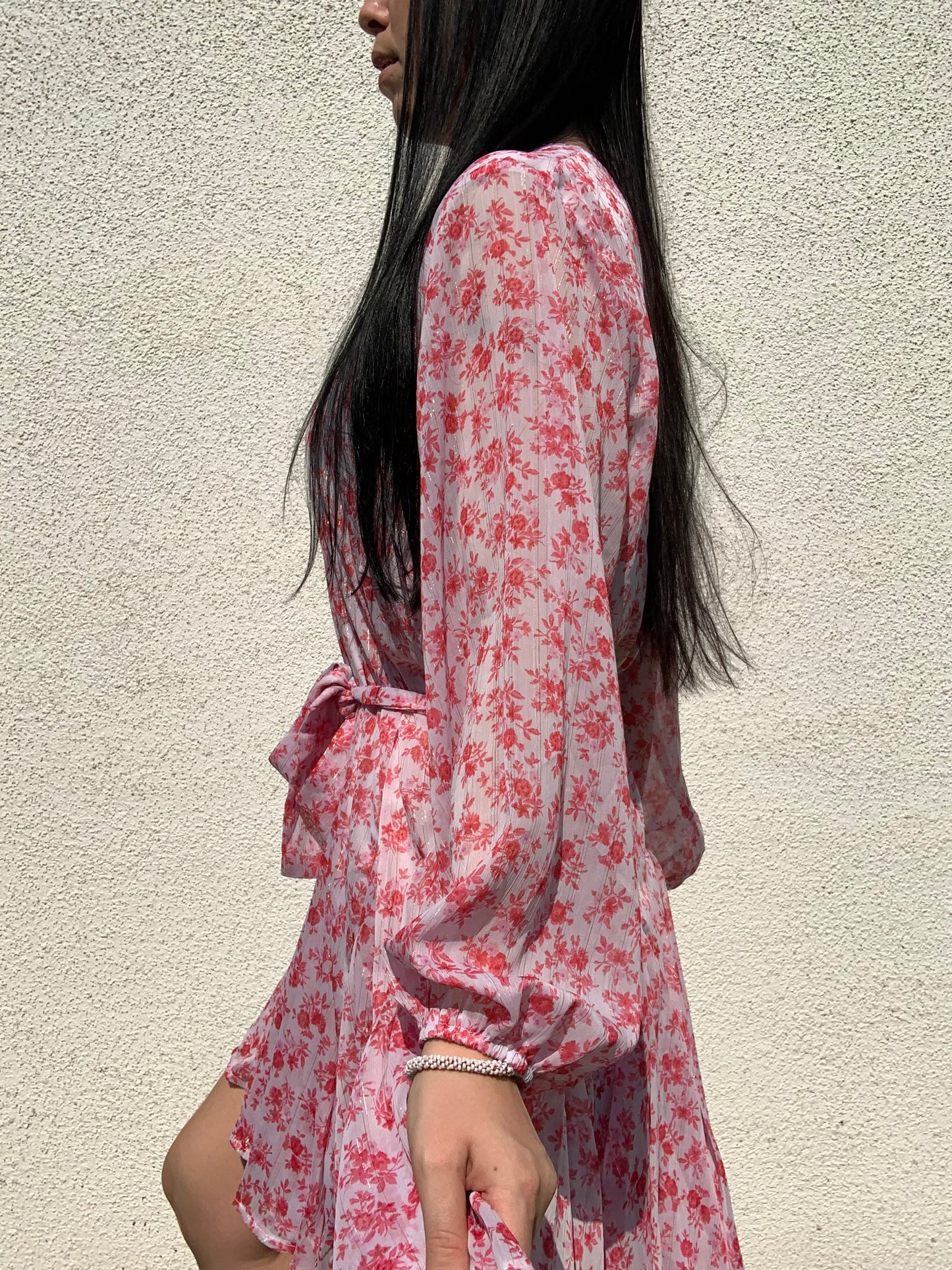 KLEID JASMINE ROT