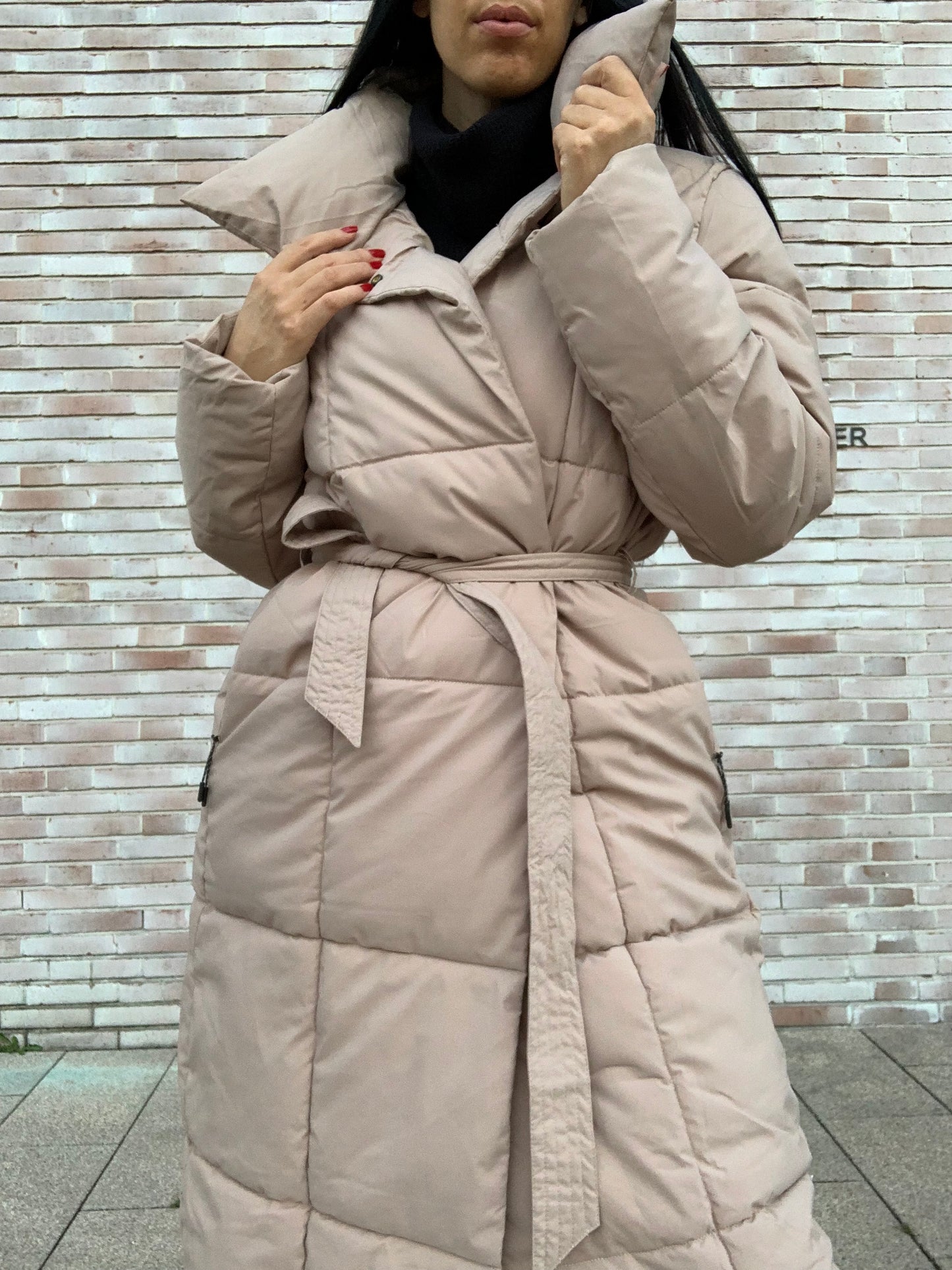 LONG PARKA SARAH BEIGE