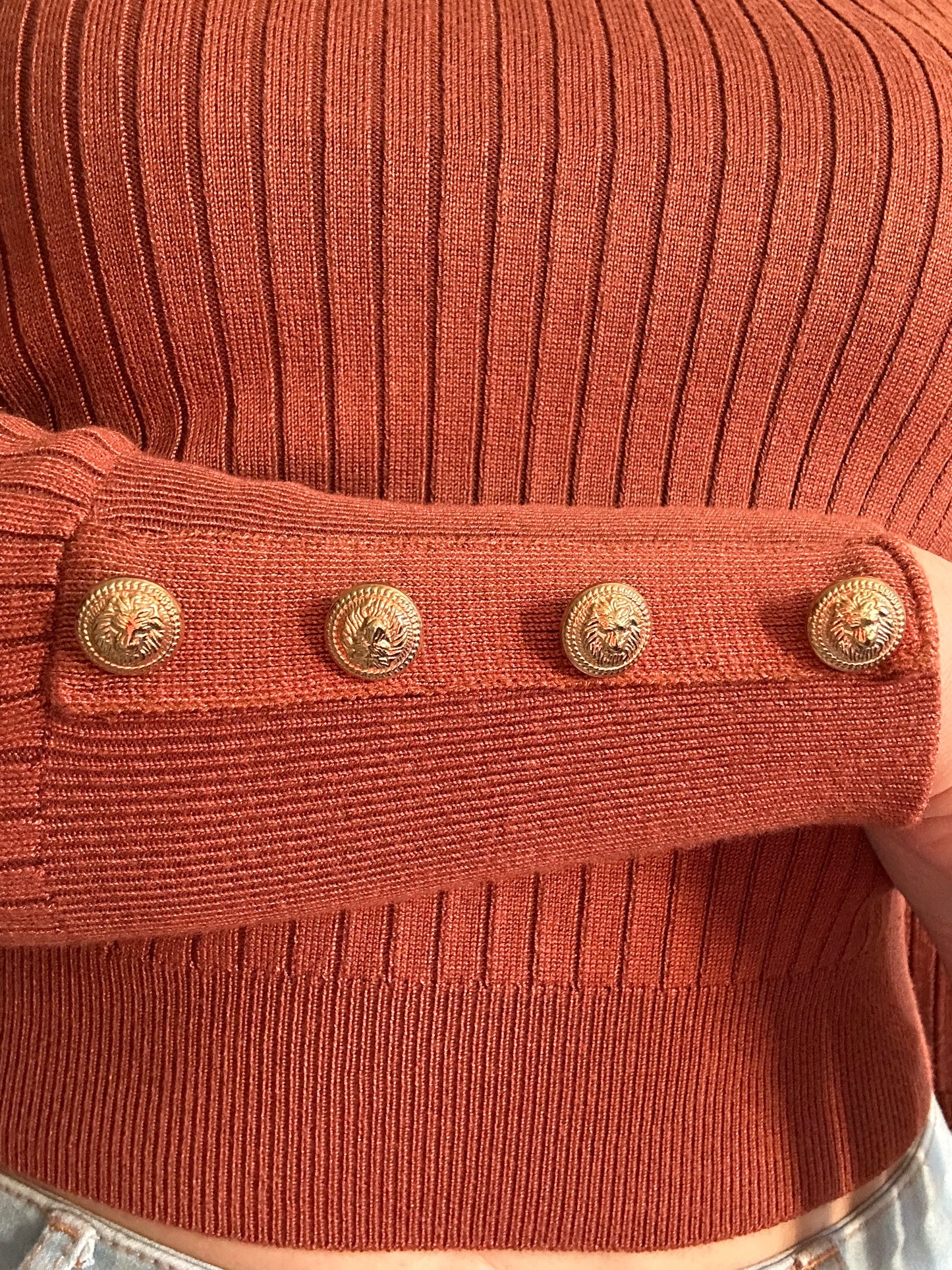 PULLOVER ANA COGNAC