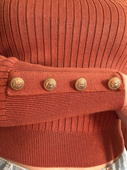 PULLOVER ANA COGNAC