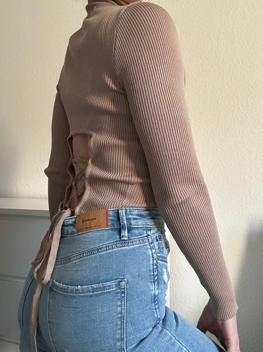 PULLOVER AMBER BEIGE