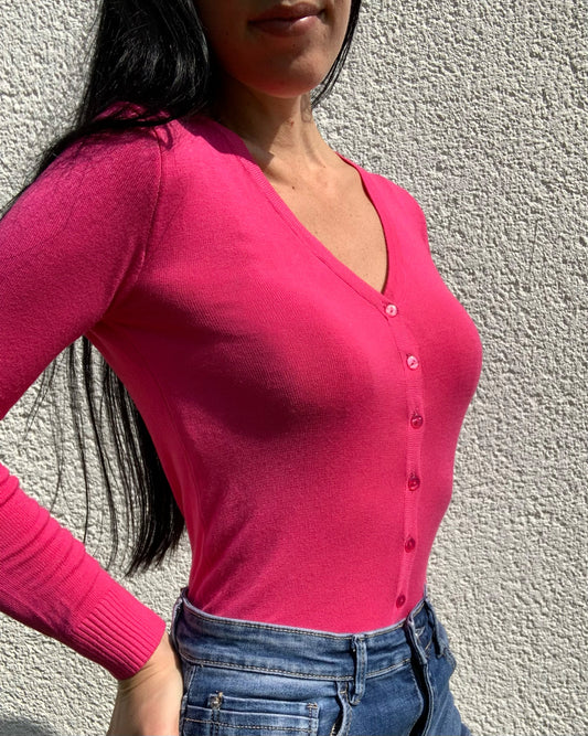 STRICKJACKE AVA PINK