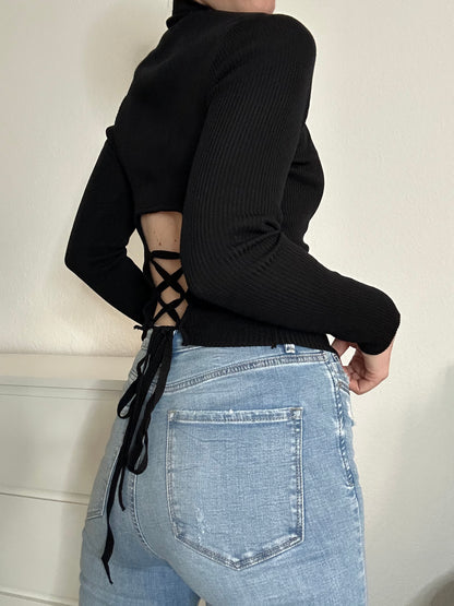 PULLOVER AMBER SCHWARZ