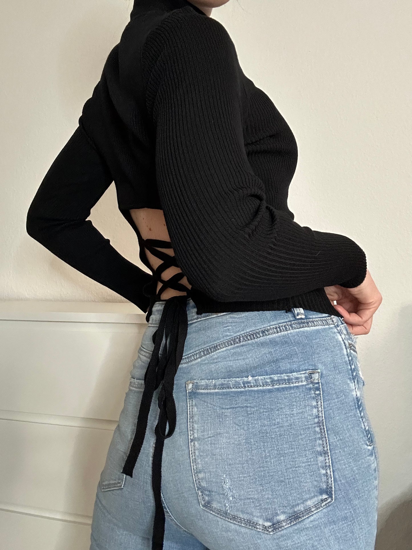 PULLOVER AMBER SCHWARZ