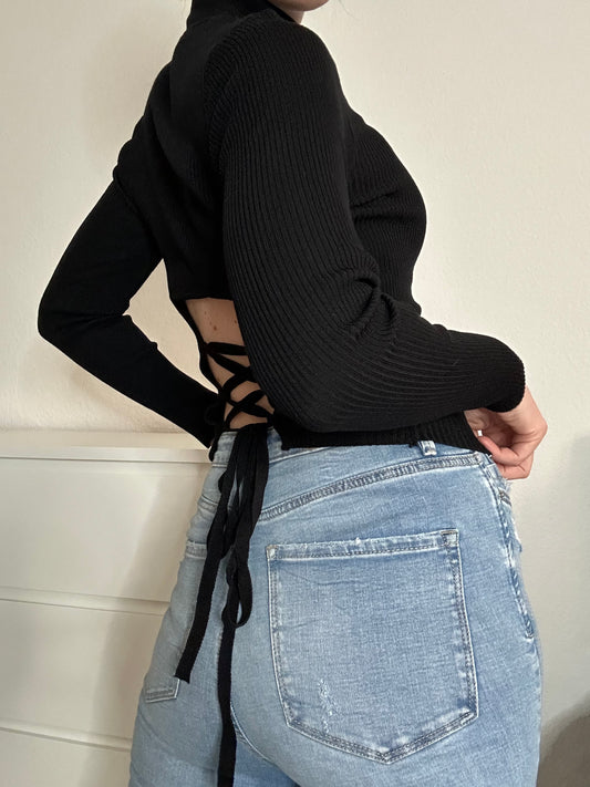 PULLOVER AMBER SCHWARZ