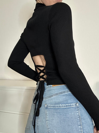 PULLOVER AMBER SCHWARZ
