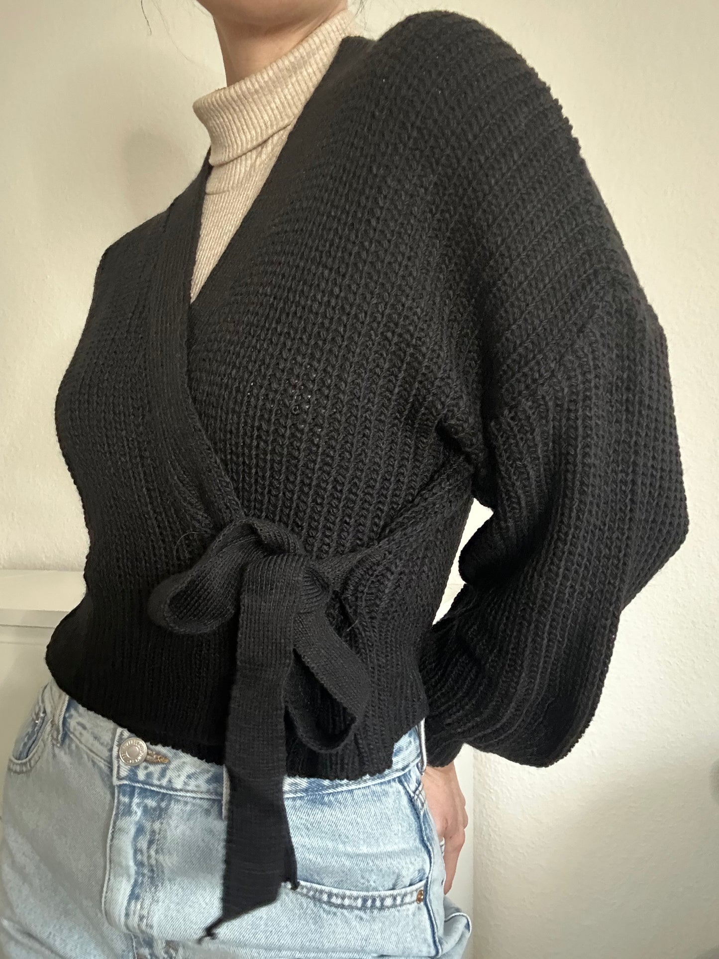 WICKEL CARDIGAN EDA SCHWARZ