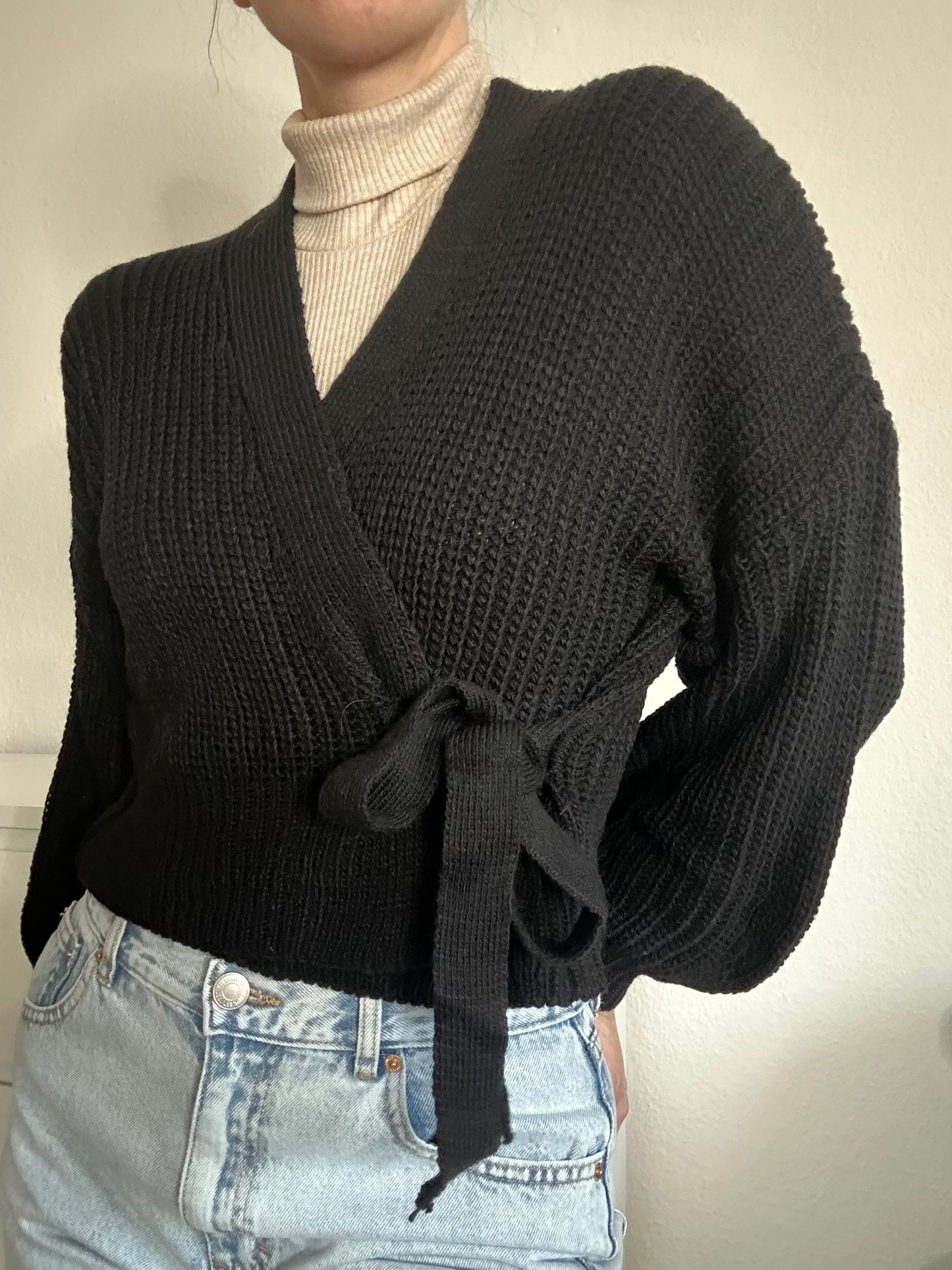 WICKEL CARDIGAN EDA SCHWARZ