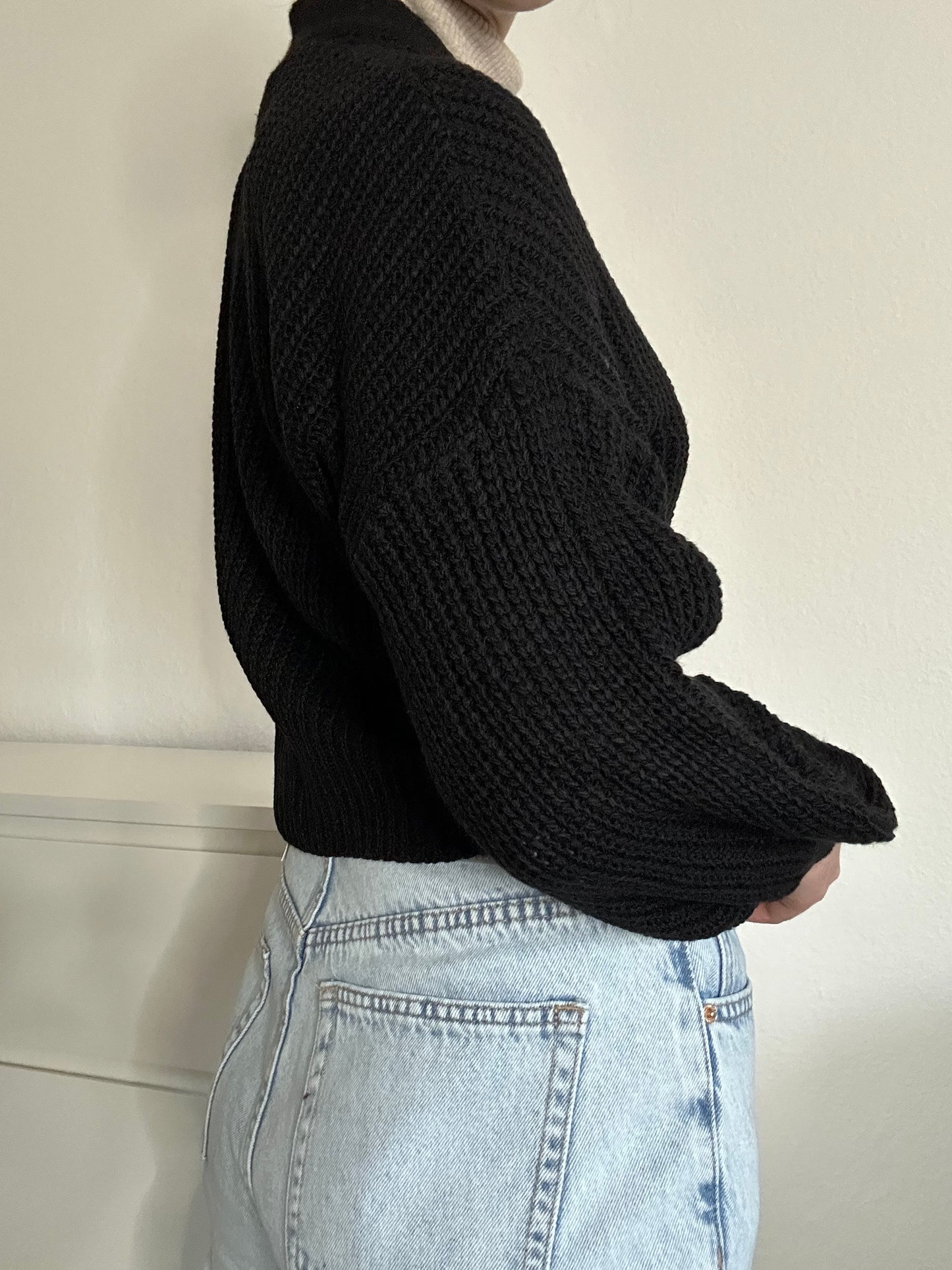 WICKEL CARDIGAN EDA SCHWARZ