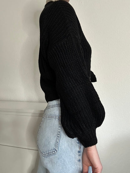 WICKEL CARDIGAN EDA SCHWARZ