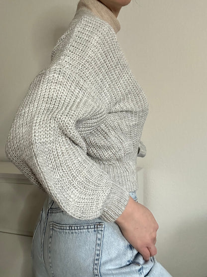 WICKEL CARDIGAN EDA GRAU