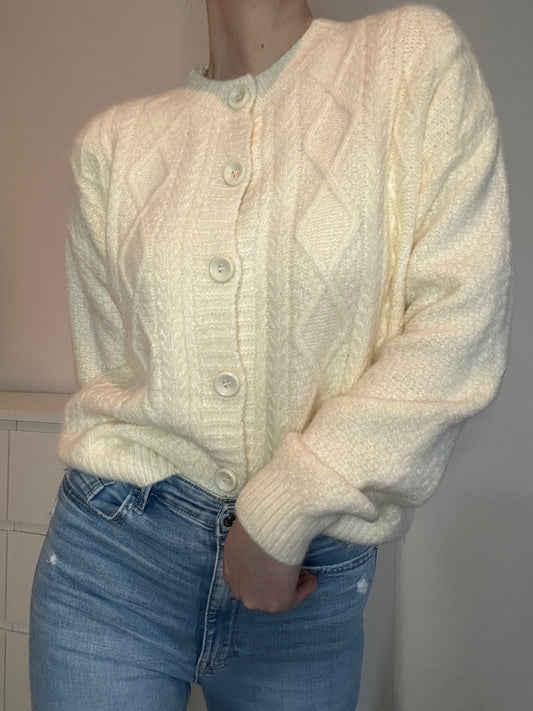 STRICKJACKE MARY ECRU