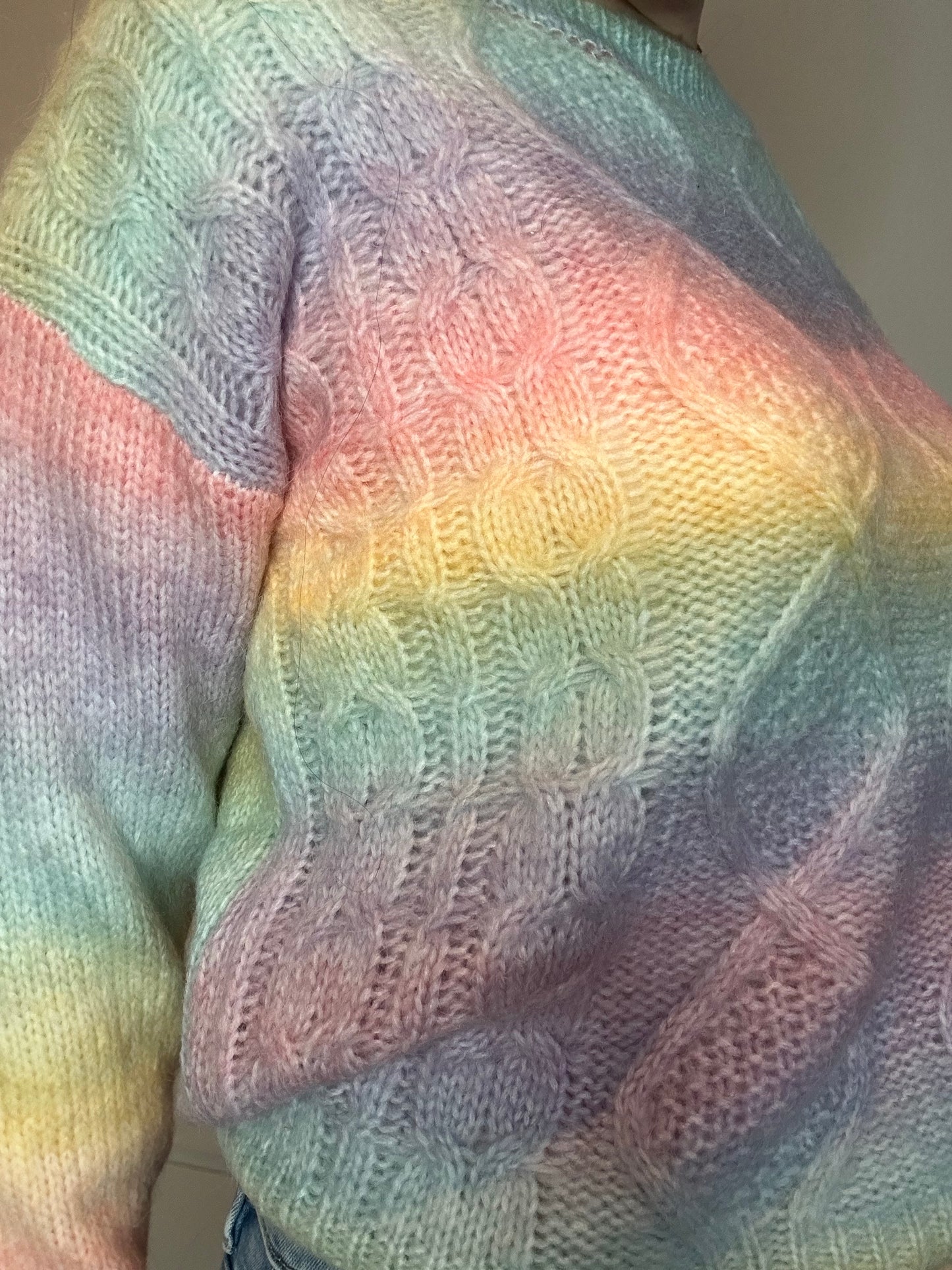 STRICKPULLOVER RAINBOW