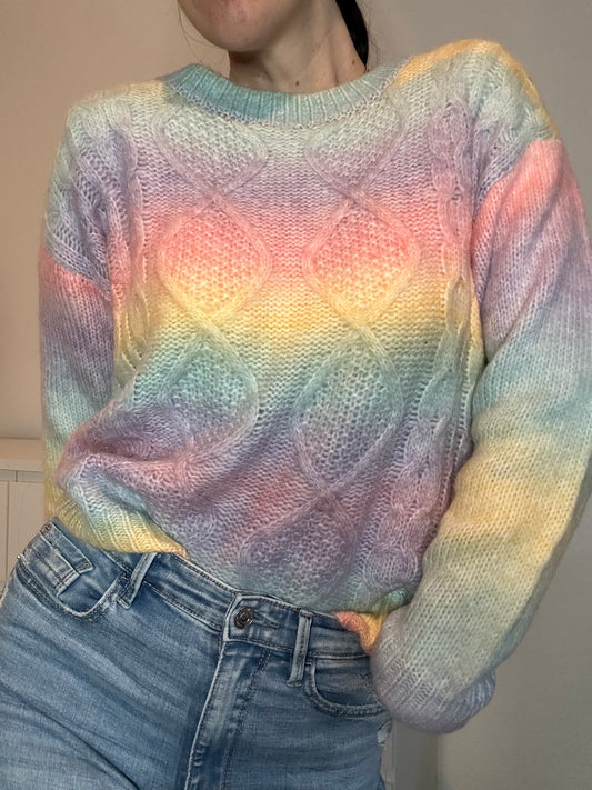STRICKPULLOVER RAINBOW