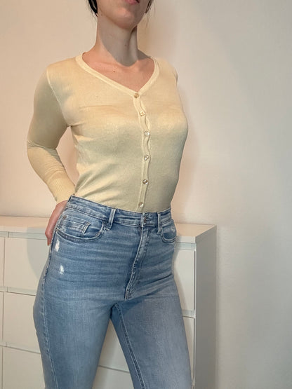STRICKJACKE AVA BEIGE