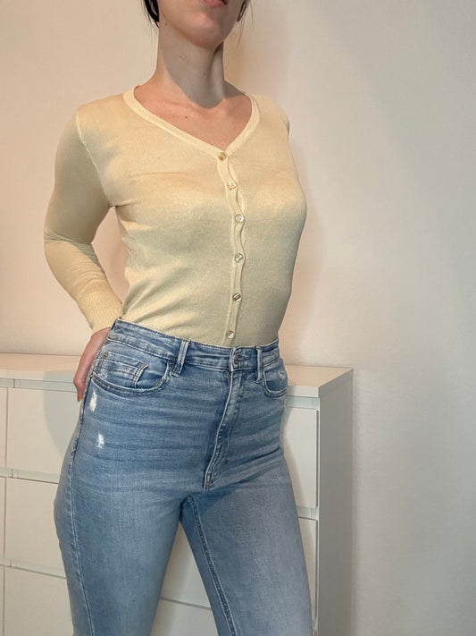 STRICKJACKE AVA BEIGE