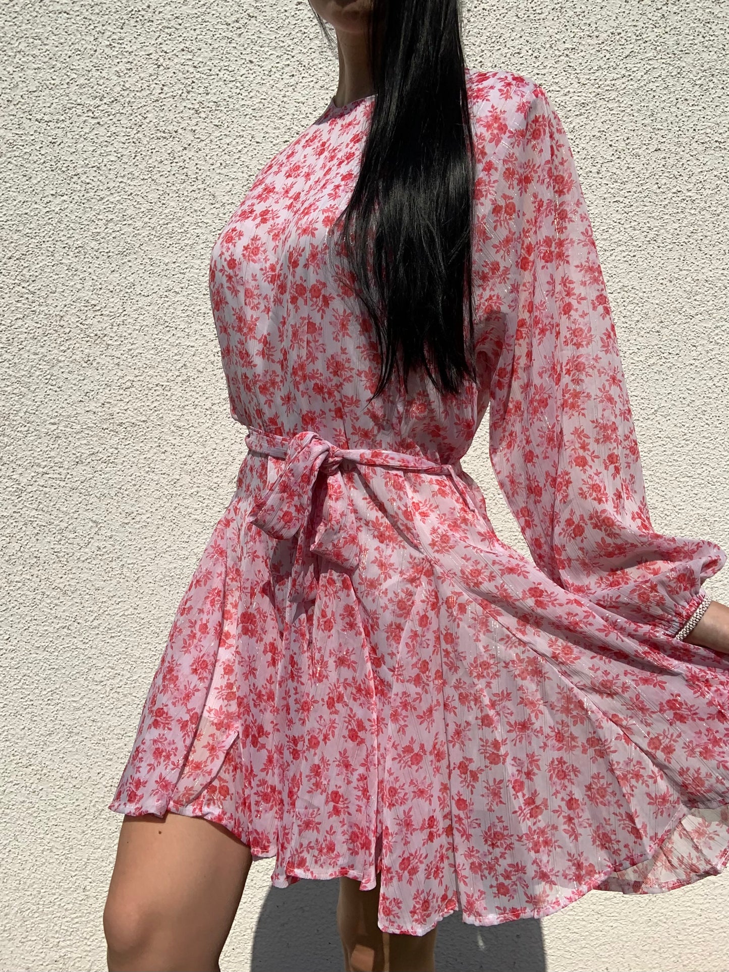 KLEID JASMINE ROT