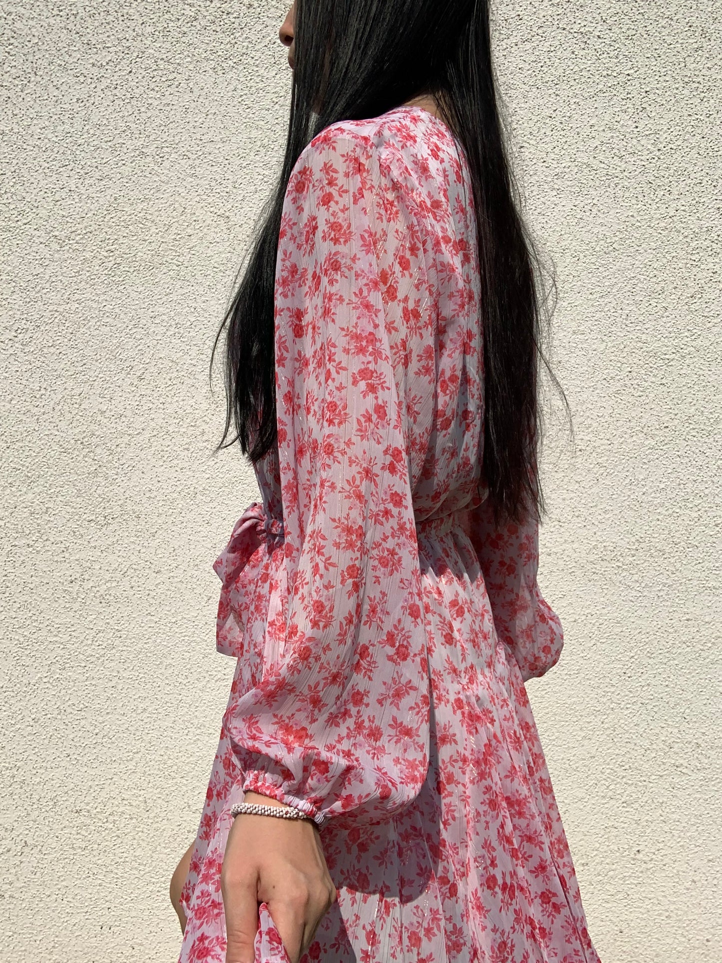KLEID JASMINE ROT