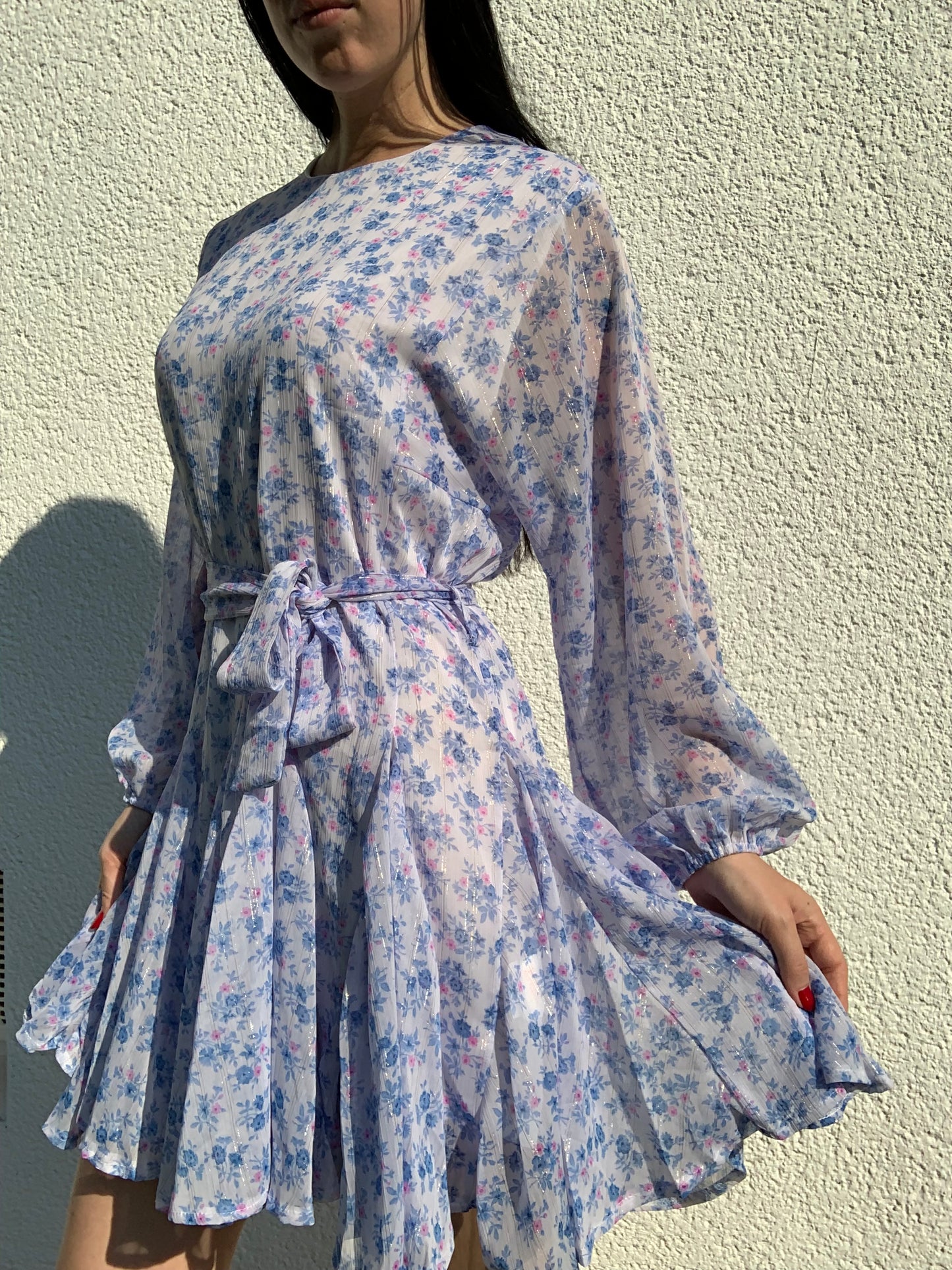 KLEID JASMINE BLAU