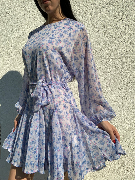 KLEID JASMINE BLAU