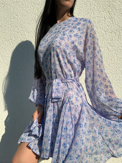 KLEID JASMINE BLAU